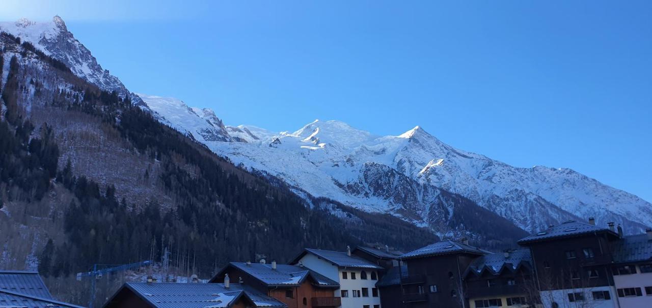 Appt 4 /5 Pers - 3 Min. Centre Ville Chamonix Bagian luar foto